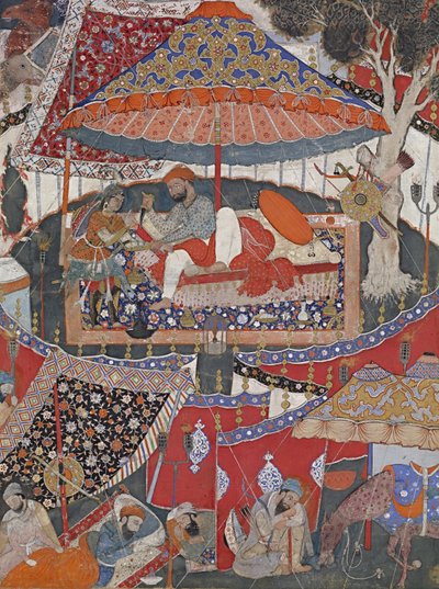 A Page of the Dastan-i Amir Hamza (Hamzanama) by Unbekannt Unbekannt